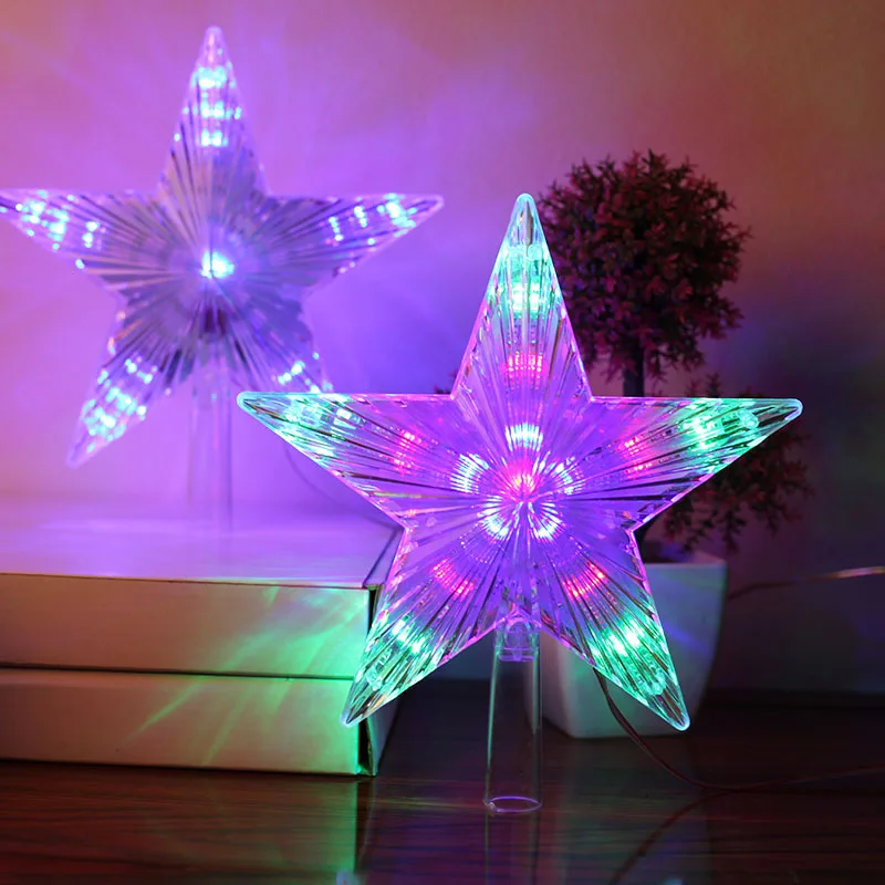 

Manufacturers Direct Selling LED Five-pointed Star Modeling Christmas Tree Decorative Lamp Star of Bethlehem a Generation of Fat
