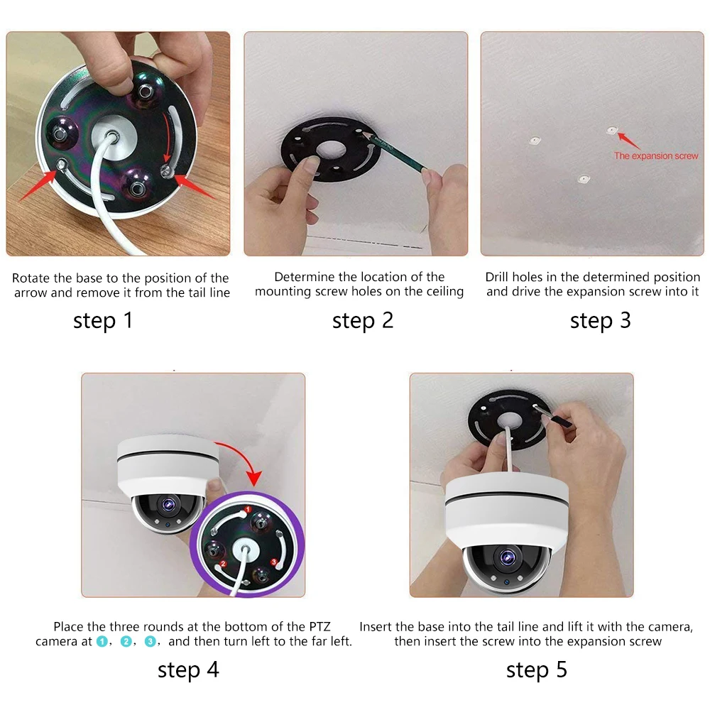 2," Мини наружная 2.0MP 1080p PTZ IP камера с фиксированным фокусом наружная POE PTZ безопасности IP купольная камера ИК ночного видения