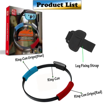

Ring-Con Grip Lightweight Adjustable Wear Resistant Elastic Sport Strap Adjustable Leg Band For Switch Ring Fit Adventure Gift