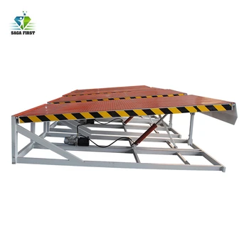 

Hydraulic dock yard ramp container car loading ramp