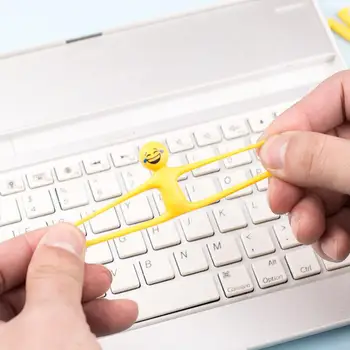 

Creative Facial Expression Person Squeeze Toy Mini Silicone Squishy Stress Reliever Toys Random Expression