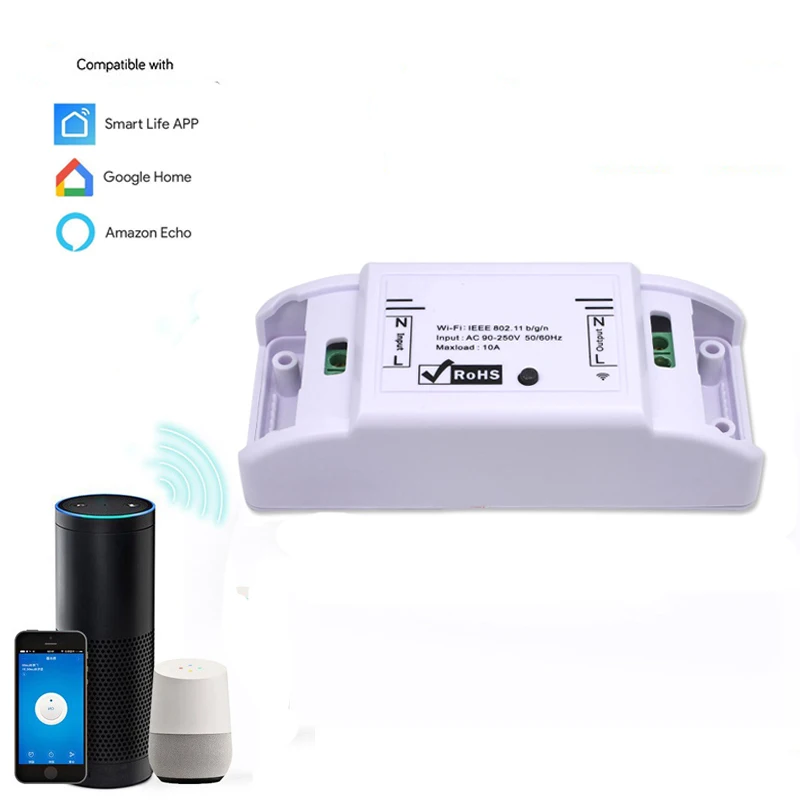 Sonoff основной Wifi умный переключатель DIY беспроводной пульт дистанционного