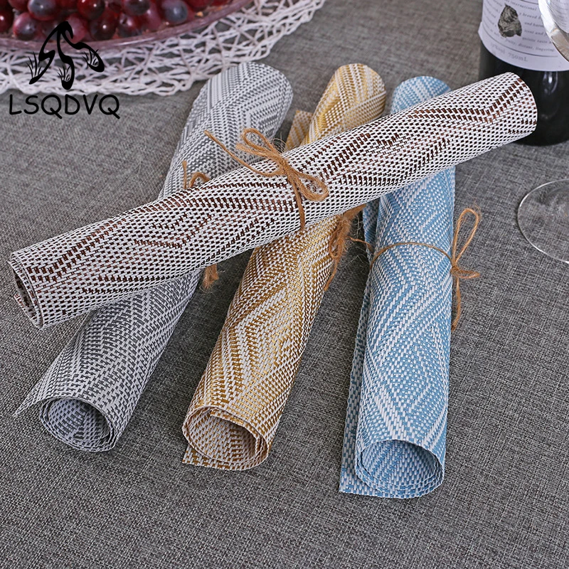 

Geometric Eco-friendly table mat pads placemat kitchen accessories place mats for dining table drink coasters cup mats