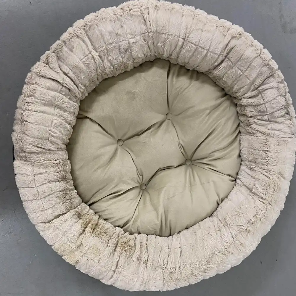 large circle dog bed