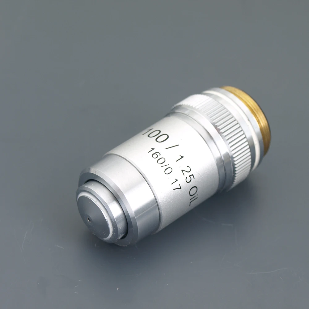 Microscope Objective Lens Achromatic Objective Laboratory Biological Microscope parts 4X 10X 20X 40X 60X 100X optical instruments zoom lens