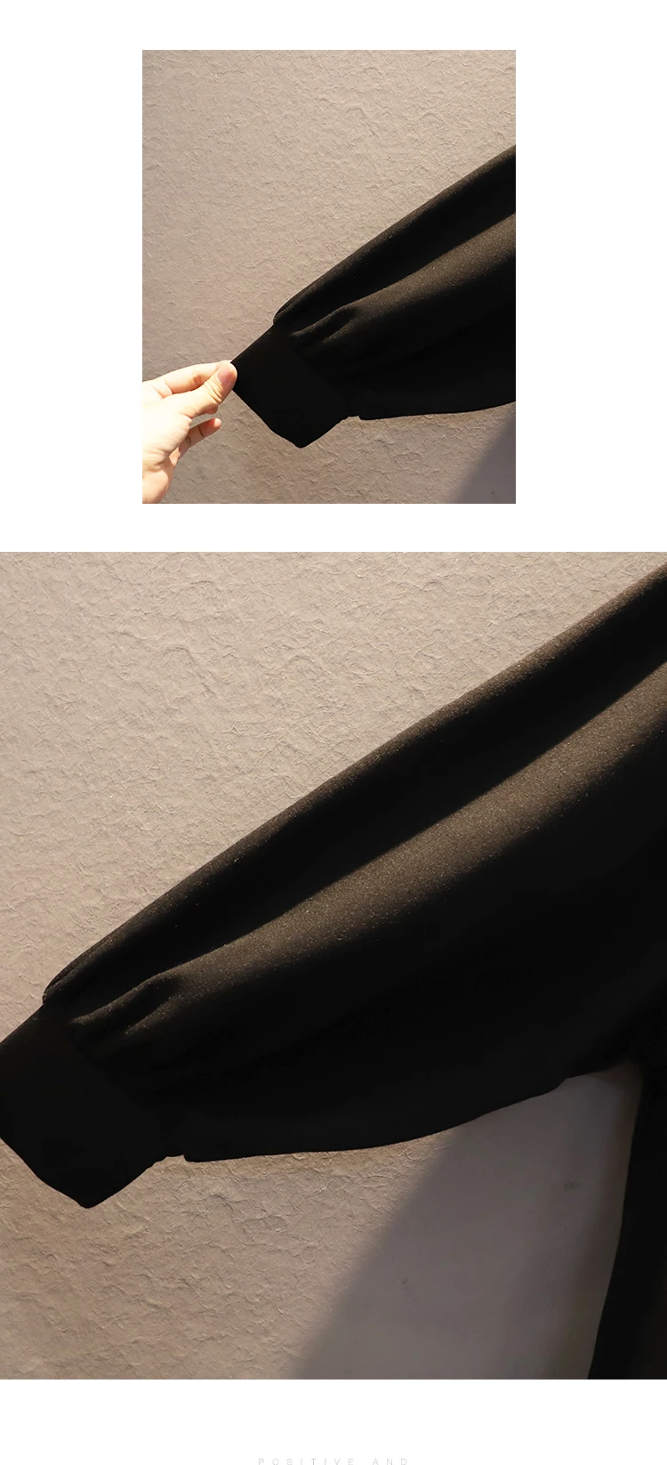 QING MO Women Large Size Dress 2020 Autumn Patch Splicing Dress Long Sleeve Mid-length Letter Fashion Casual Dress LHXX218