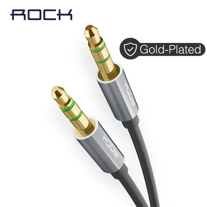 

ROCK AUX Cable Jack 3.5mm Audio Cable 3.5 mm Jack Speaker Cable for Headphones Car for iphone 6 plus Xiaomi AUX Cord Line 1M 2M