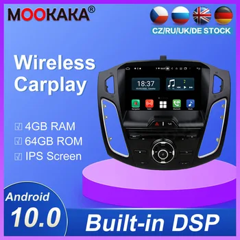 

Carplay Android 10 px6 Car GPS Navigation For Ford focus 2012-2015 Autostereo headunit Multimedia player Car radio tape recorder