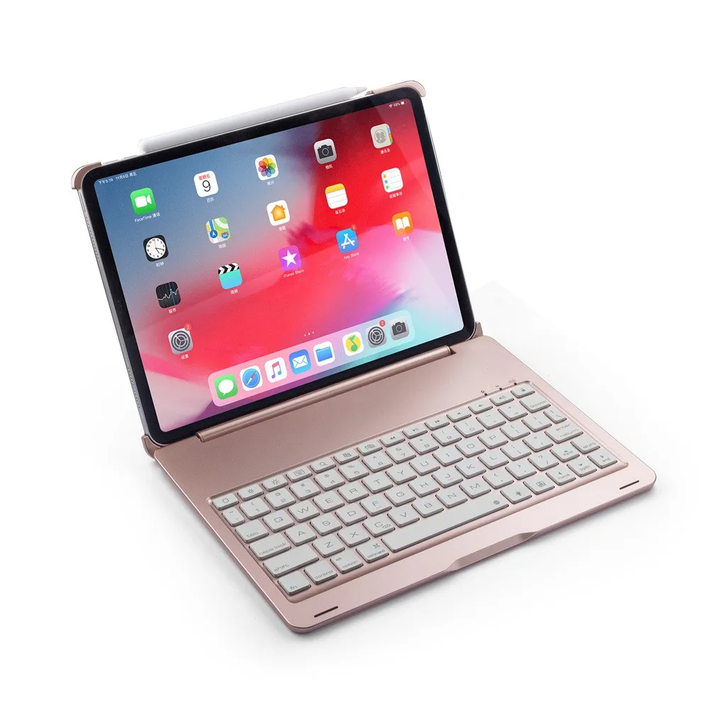 Горячая флип клавиатура для iPad Pro11 чехол алюминиевый сплав флип беспроводной Bluetooth 3,0 планшет с подсветкой Клавиатура поддерживает IOS системы