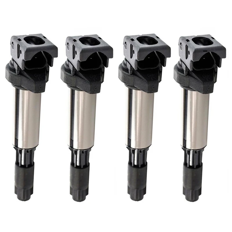 4Pcs Ignition Coils Replacement for BMW E46 M3 X3 X5 2001 2010 UF522