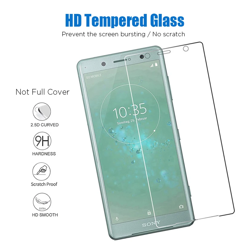 Закаленное стекло для Sony Z1 Z2 Z3 Plus Z4 Z5 Premium Clear 9H Защита экрана Compact Toughened Glass|Защитные