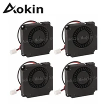 4 pçs/lote 4010 40*40*10mm óleo rolamento turbo ventilador de refrigeração 5v 12 24v com 2 pinos terminal adequado para impressora 3d