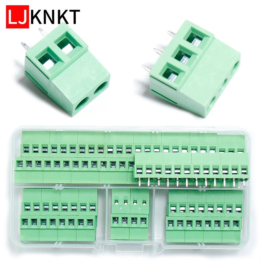 

Screw type PCB terminal plug type block spacing Circuit board Stitchable Pitch Blocks Connector Cable Electrical Box Right Angle