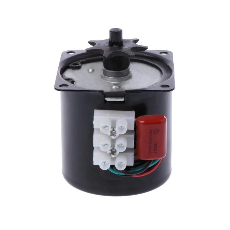 

220V AC Egg Turner Motor Incubator Engine Reversible Geared Components 2.5r/min A69D