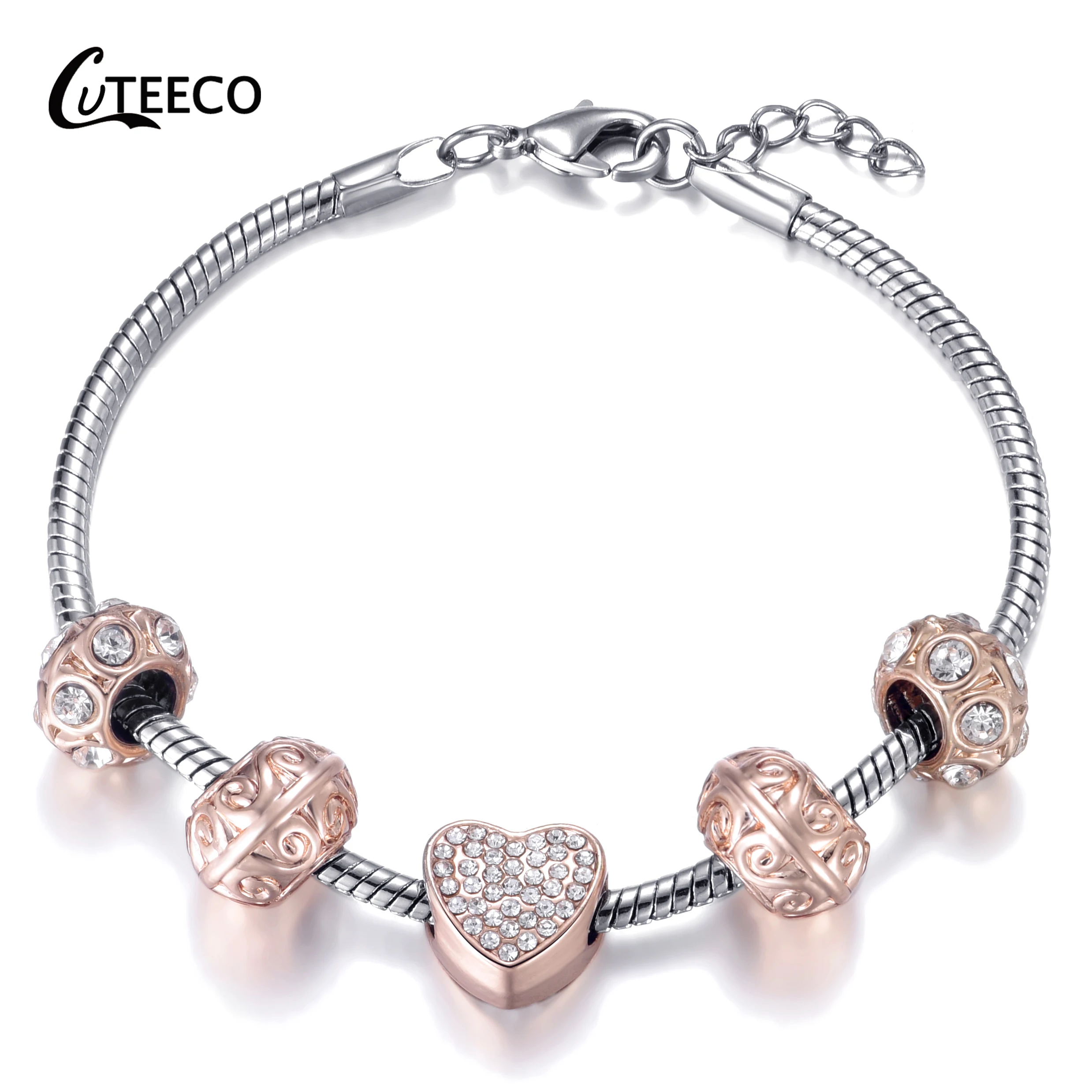 Женские браслеты подвески CUTEECO с цветным удерживанием различные стильные DIY
