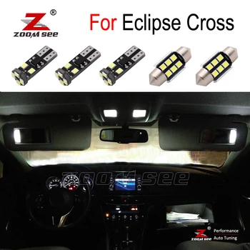 

11pcs 100% Canbus white interior LED bulb indoor dome + license plate light Kit For Mitsubishi Eclipse Cross 2017 2018 2019 2020