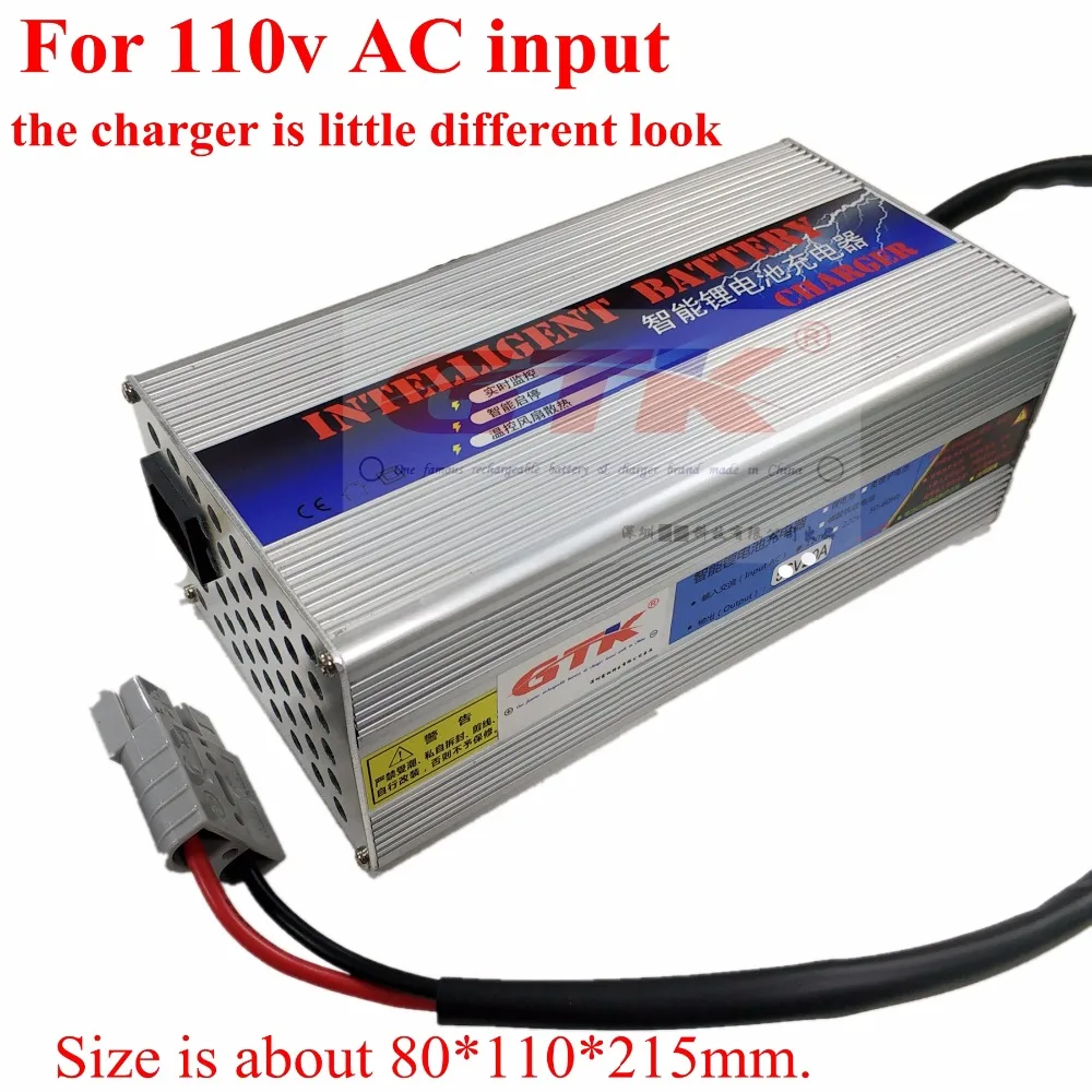 GTK 48v 20A быстрое умное зарядное устройство 54,6 v литиевое для 48v 50ah 48v 80ah 100ah энергетическая система транспортных средств алюминиевая коробка