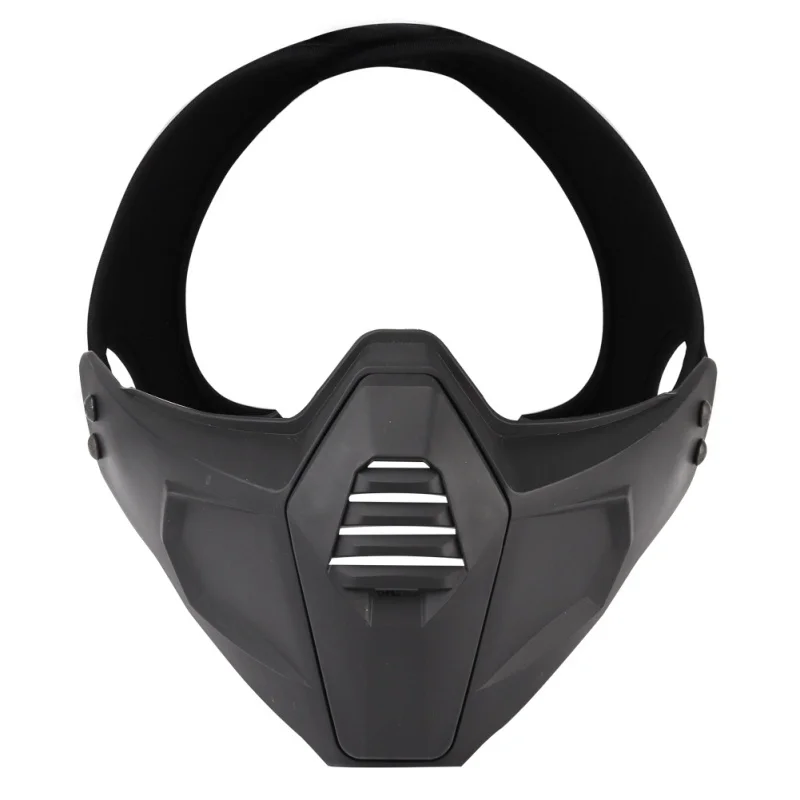 Новинка, велосипедная страйкбольная тактическая сетчатая маска, маска для игры в стрельбу, камуфляжная маска на половину лица, защитная маска, нижняя дышащая маска для взрослых