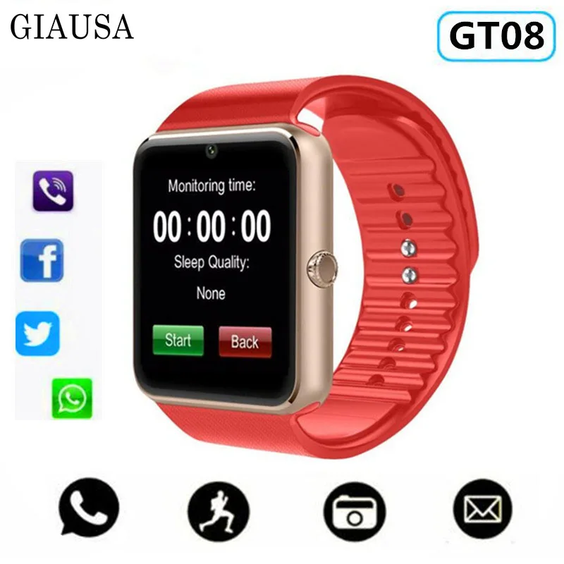 GT08 Смарт часы для Apple Watch мужчин и женщин наручные Android умная электроника умные с