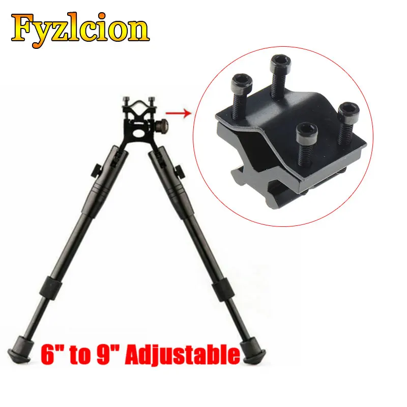 

1PCS Tactical Adjustable Laser Sight Torch Barrel Tube Mount 20mm Picatinny/weaver Rail Tactical Rifle Bipod