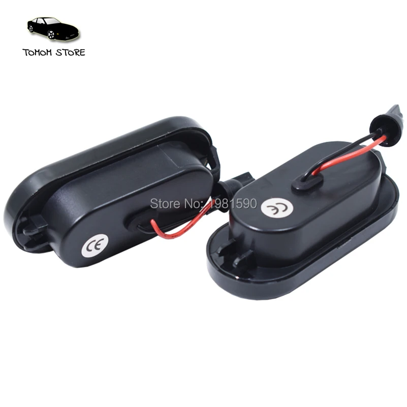 2 шт. светодиодные динамические боковые габаритные огни для Ford C-Max Fiesta Focus MK2 Fusion Galaxy автомобильные поворотные сигнальные лампы авто аксессуары