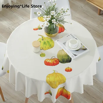 

Table Cover Round Party Wedding Home Table Cloth Flamingo Leaf Printing PVC Table Cloth Kitchen Waterproof and Oil-proof