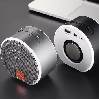 

T8 Portable Wireless Bluetooth Speaker Mini HIFI Stereo Sound Super Bass Loudspeakers Music Player Support TF Card FM AUX