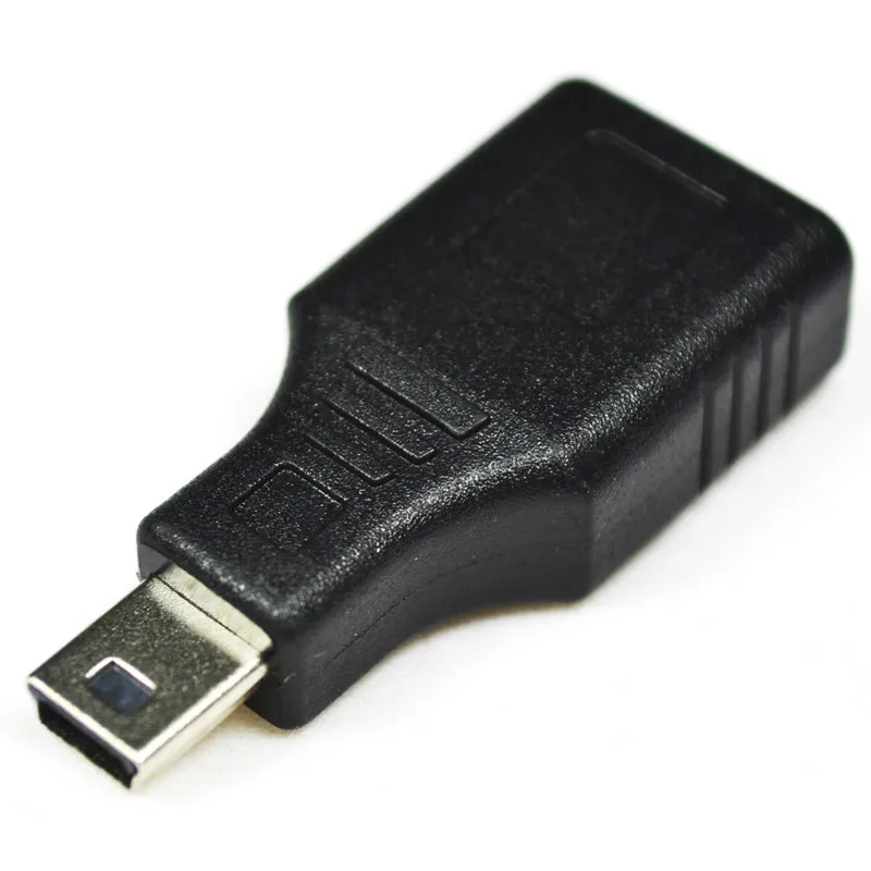 Адаптер OTG черный USB 2 0 A гнездо к Micro B 5 Pin Male mini адаптер 2019 Новый конвертеры для