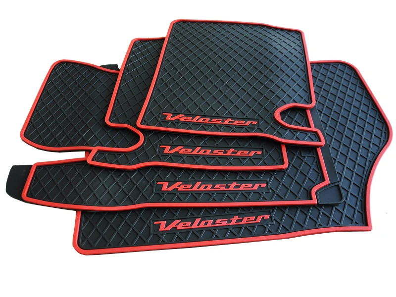 special rubber feet waterproof resistant car mats latex for Hyundai Veloster