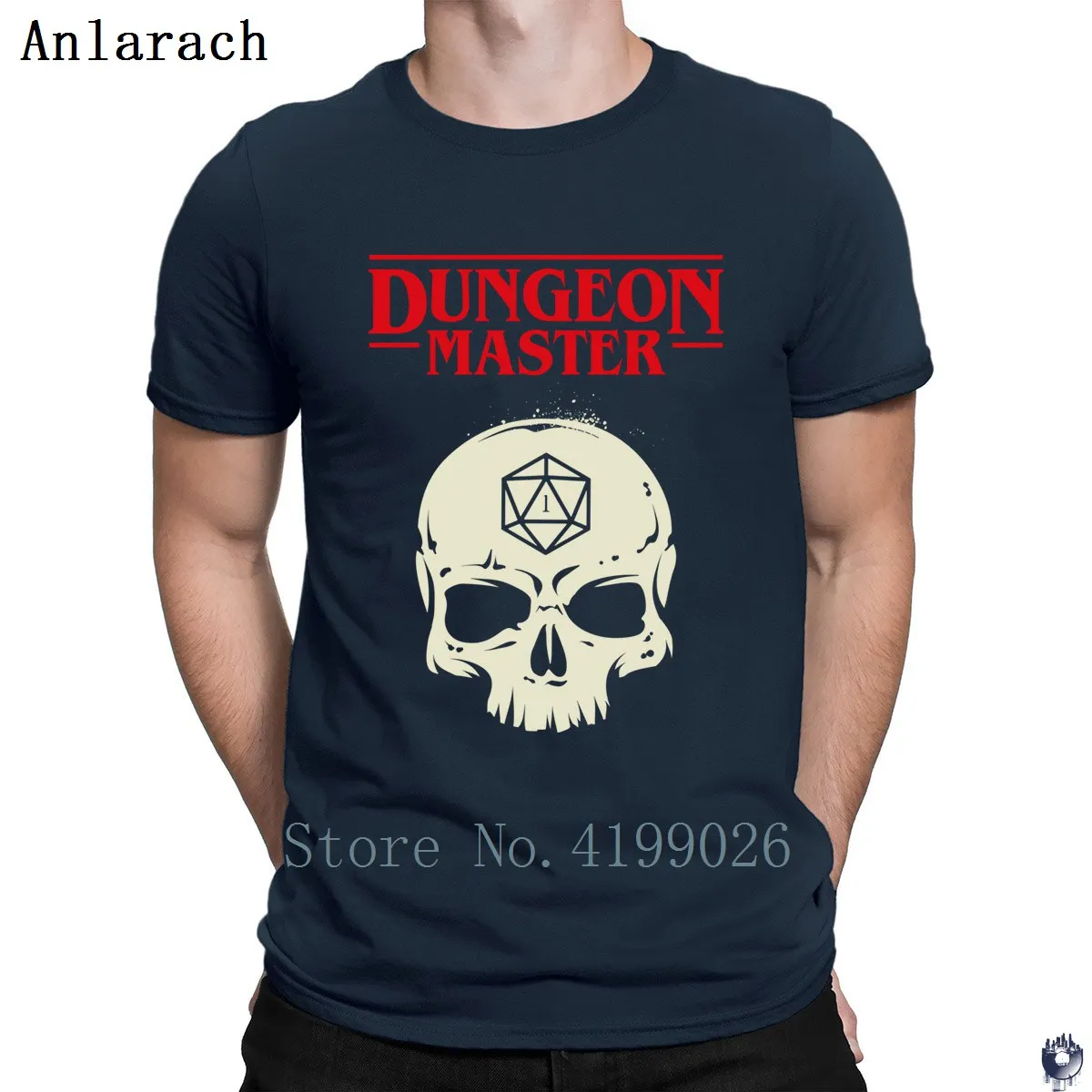 Dungeon Master DM D20 Dice Slaying драконы футболки awesome Индивидуальные футболка для мужчин весна осень Базовая одноцветная Футболка Винтаж
