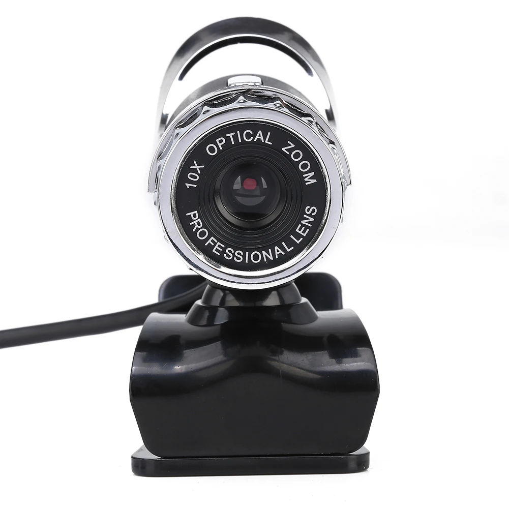 

New USB Webcam HD 0.3 Megapixel PC Camera with Absorption Microphone MIC for Skype for Android TV Rotatable Computer Camera