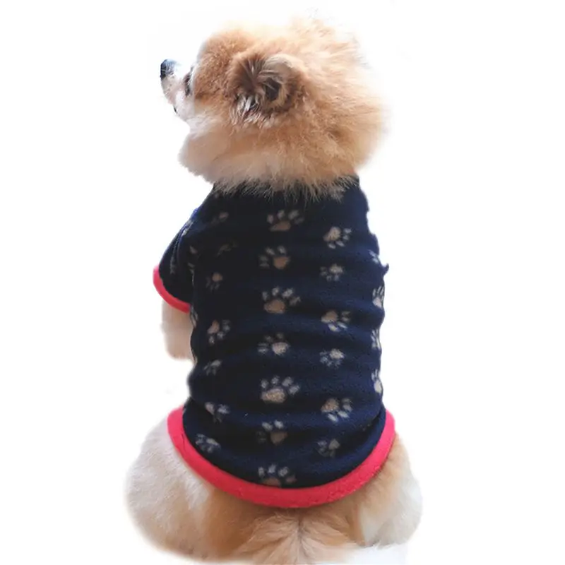 Рождественская домашняя собака одежда пальто зимние милые леопардовые пятна свитер для домашнего питомца рубашка костюм маленькая такса одежда для котят и щенков для собак
