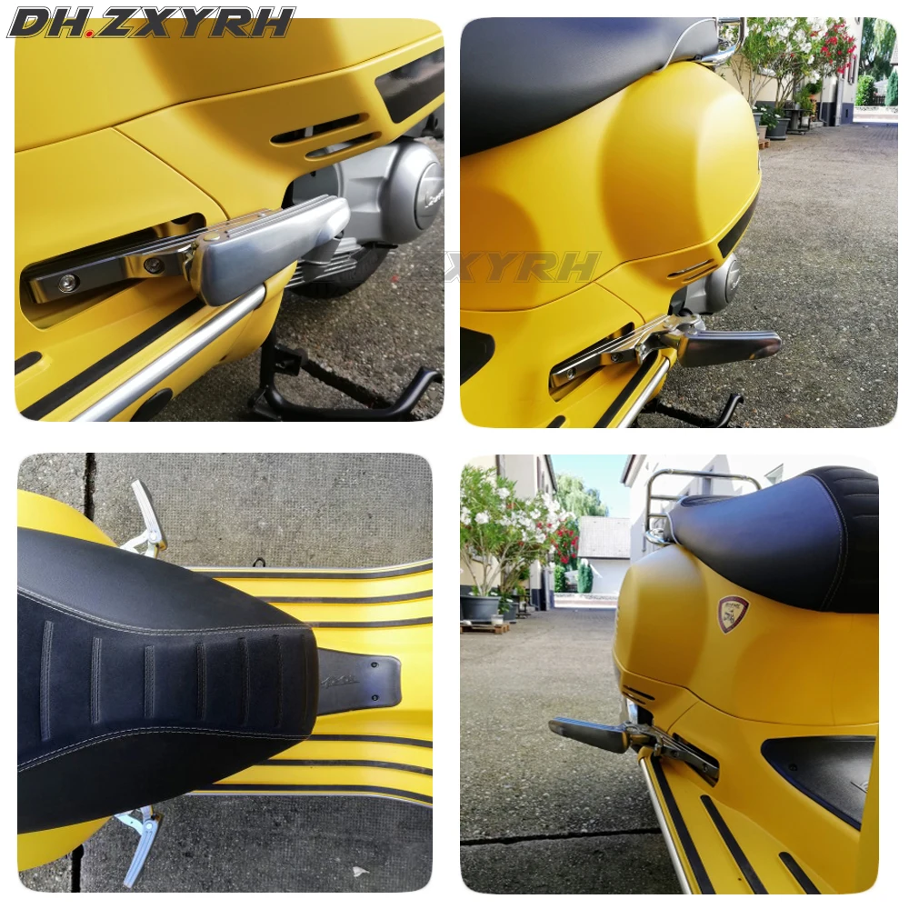 Пассажирских Подножка для наращивания на подножки с 4 винтами для Vespa GT GTS GTV 60 125 200 250 300 300ie