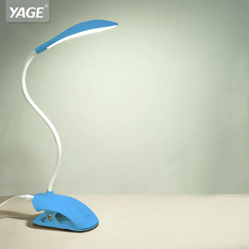 Настольная лампа YAGE светодиодсветодиодный USB 14 светодиодов с клипсой
