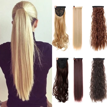 

MUMUPI curly drawstring hair extensions wholesale womens clothing vendors bulk kinky straight wig hair pice fake puff ponytail