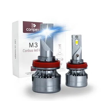 

conpex Car LED Headlight Bulbs CPS chip Integration of Far and Near Aeronautical Aluminum Material 36W light H11 model