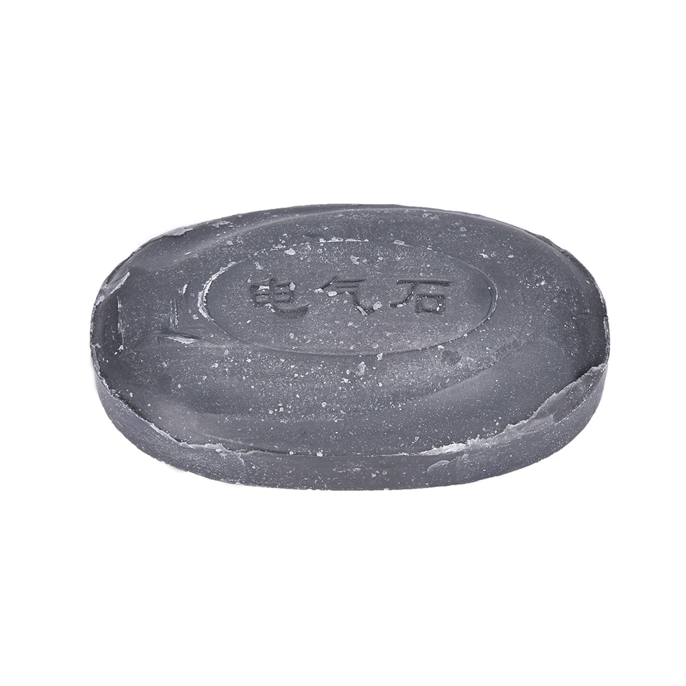 50G Tourmaline Soap Bamboo Active Energy Soap Charcoal Concentrated Soap For Ance Face & Body Beauty Healthy Care Soap