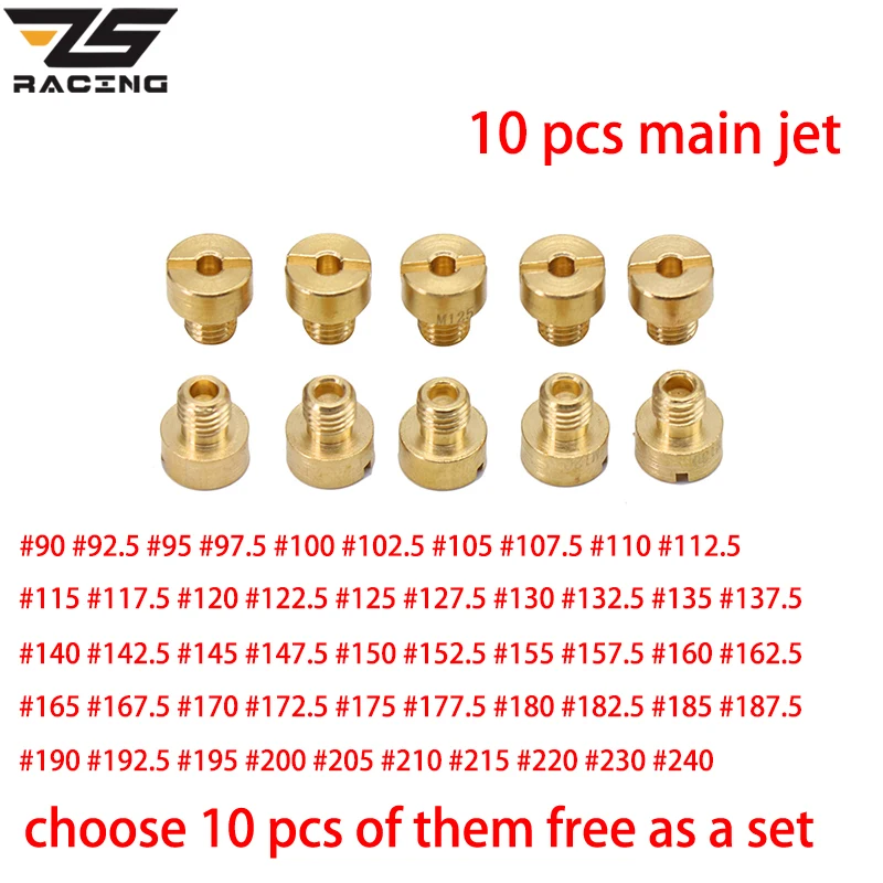 Generic Racing 10pcs Carburetor Main Jet Thread For Hs40 Hsr42 Tm36 ...