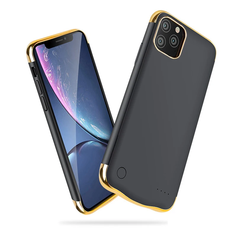 For iPhone 12 Mini Slim Plating shockproof Battery Charger Case For iPhone 12 Pro Max Power Bank Charging Cover Capa afbeelding