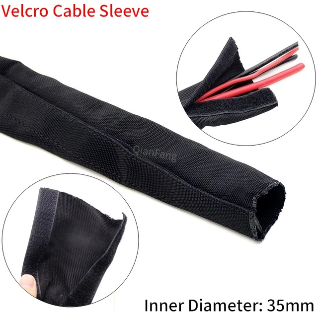 Shielded wrap zipper and velcro