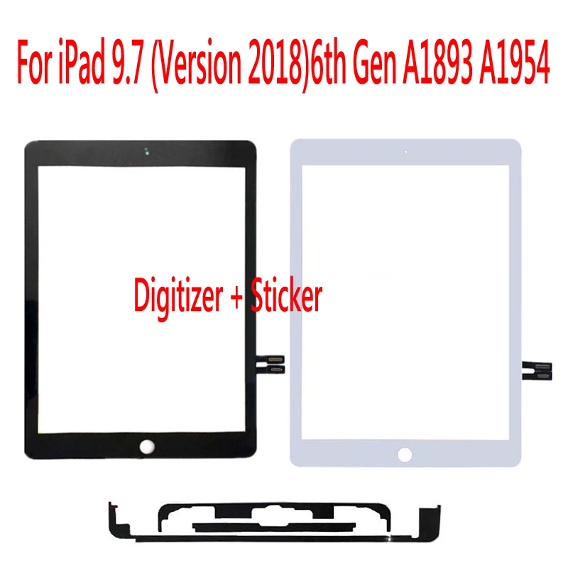 New 10 Pcs Touch Screen Digitizer For Ipad 6 6th Gen For Ipad 9.7