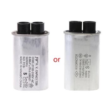 

AC 2100V Microwave Oven High Voltage HV Capacitor 0.90 Micron Farad Replacement Universal Drop Shipping