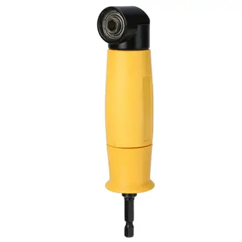 

1/4" Right Angle Drill Extension Shank Attachment 90° Electric Power Cordless Chuck Adapter Chrome Vanadium Alloy Steel