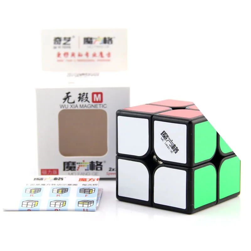Высокое качество, QiYi Wuxia, 2x2x2, магнитный магический куб, 2x2 магнита, головоломка, скорость, рождественский подарок, идеи, детские игрушки для детей