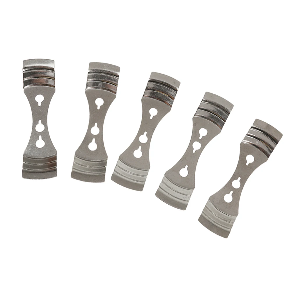 Pack of 5pcs Metal Candle Wick Centering Devices - (DIY Candles Wicks Centering Device, Silver)