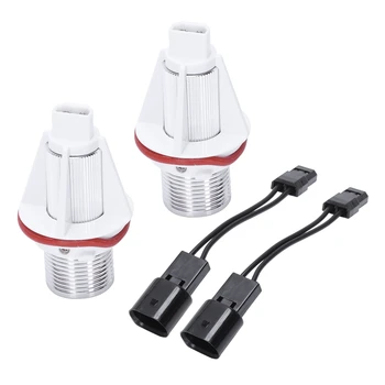

2pcs 7W White Led Angel Eye Halo Bulb Fog Light For BMW E39 E53 E60 E63 E64 E65 E66 E83 E87 Error Free