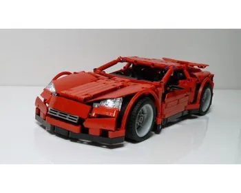 

MOC Technic Sports Car Arakawa super sports car LED RC Motor Power Function Fit Building Block Bricks Kid Toy Gift