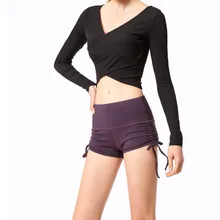 Сексуальные женские шорты для йоги, пуш-ап, для фитнеса, короткие леггинсы, высокая талия, для спортзала, для бега, облегающее, спортивная одежда, нижнее белье