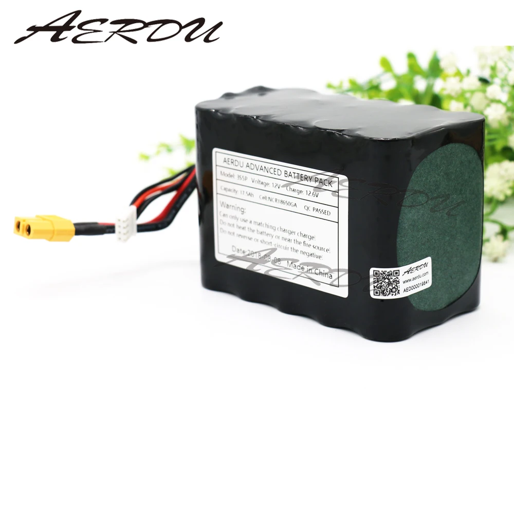 AERDU 3S5P 17.5Ah 11,1 V 12,6 V Бла(беспилотный летательный аппарат Перезаряжаемые комплект литий-ионный батарей для NCR18650GA 10,8 V баланс RC игрушки JST-XH XT60 50A