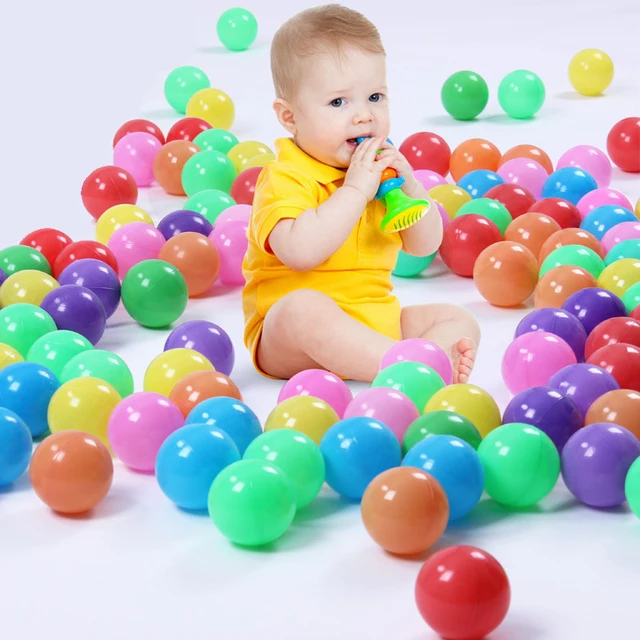 20PCS Baby Toys Ocean Ball 5.5cm Pit Balls Pool For Play Pool Ocean Plastic Water Ball Wave Colorful Soft Pool Dry G9N7 2